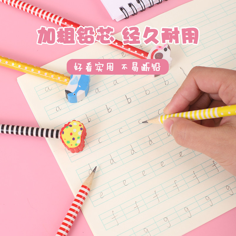 工厂销一年级幼儿园用可爱超w萌创儿童hb卡通开学铅笔奖励小学生