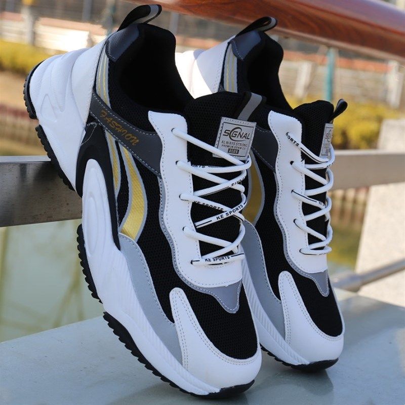 大尺码鞋子男士休闲运动鞋网面轻便透气男鞋宽松版学生跑步老爹鞋,流行男鞋,老爹鞋,淘宝优惠券,粉丝福利购,淘宝优惠卷