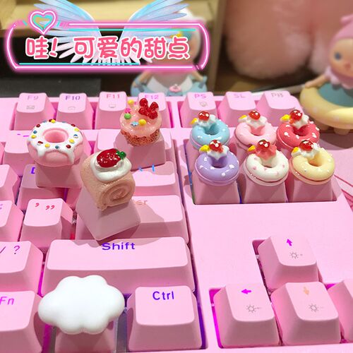 For Cherry MX Mechanical Keyboard Key Cap Pbt Custom Cartoo