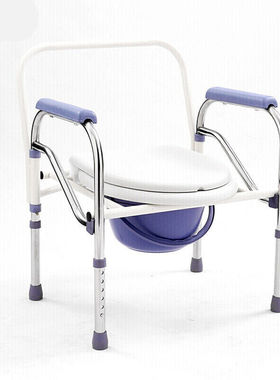 老人坐便器孕妇老年人大r坐厕所椅方子可折叠定制白色801不带桶