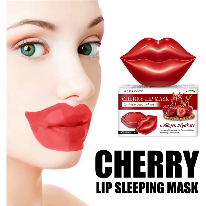 推荐Lip Mask Cherry Crystal Collagen Anti-Ageing Wrinkle Pad