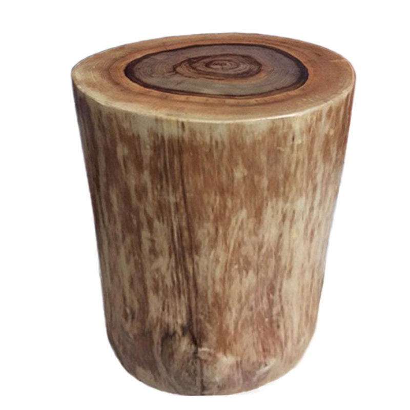 实木墩子原木g凳子香樟木桩树桩花架底座根雕摆件茶几配凳换鞋凳