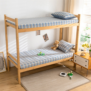 A类全棉学生床垫套宿舍专用床笠2022新款 纯棉上下铺床罩床笠罩套