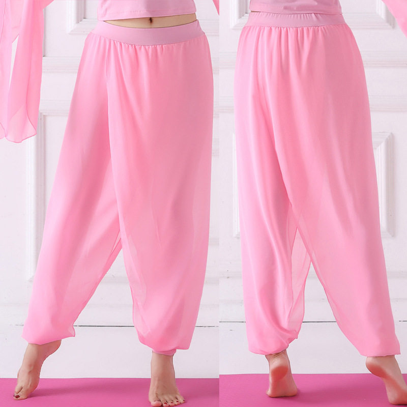 新款瑜伽服舞韵瑜珈服白色黑色雪纺舞蹈衣健身服女纱裤,运动/瑜伽/健身/球迷用品,瑜伽长裤,淘宝优惠券,粉丝福利购,淘宝优惠卷