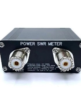 200W Poweer SWR Meter 1.6-50MHz 0.5W HF Shortwave Power SWR