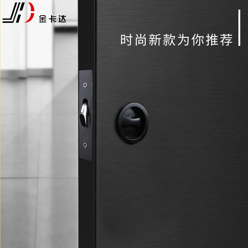 移门锁木门锁不锈钢门面趟门钩锁推拉锁具门锁折叠门304无钥匙锁