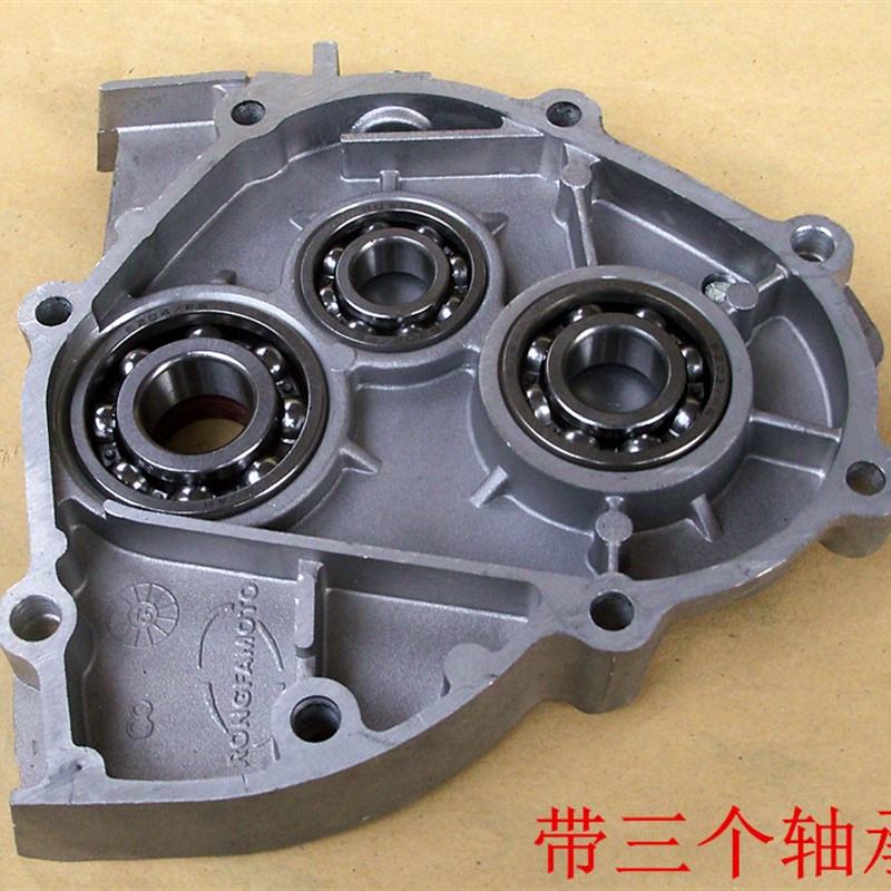 GY6-25/150豪迈鬼火公x主助力车发动机曲轴箱体皮带外尾牙盖加油