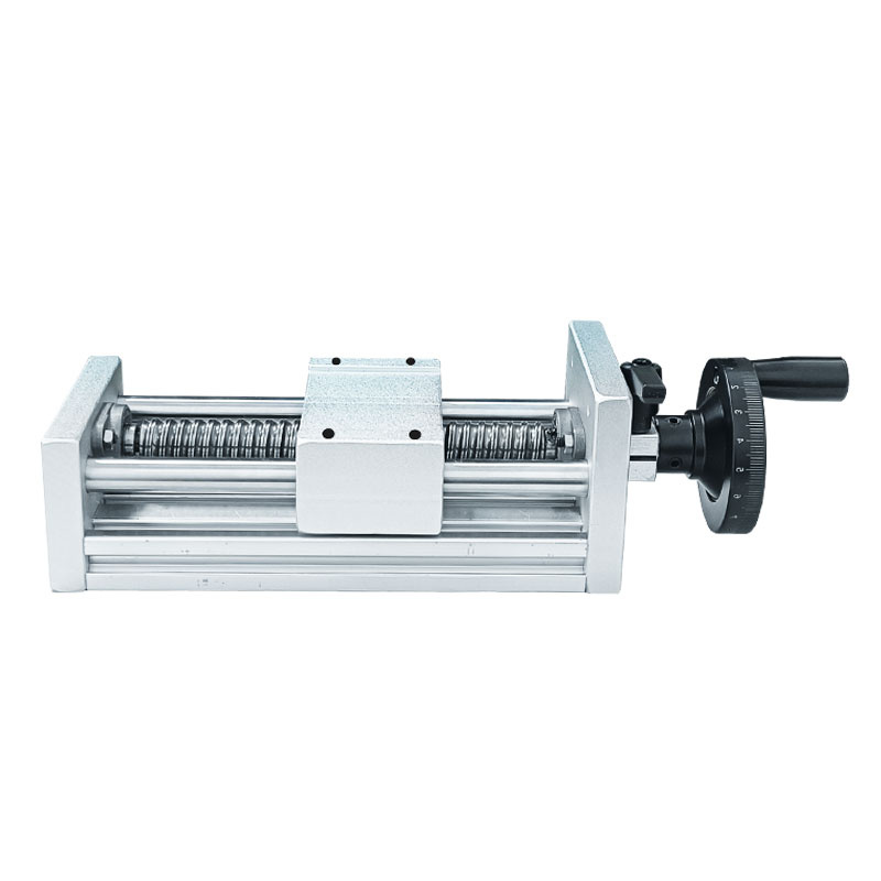 新品十字手动丝杆滑台手调模组带刻度手摇滑台200宽燕尾槽数控拖