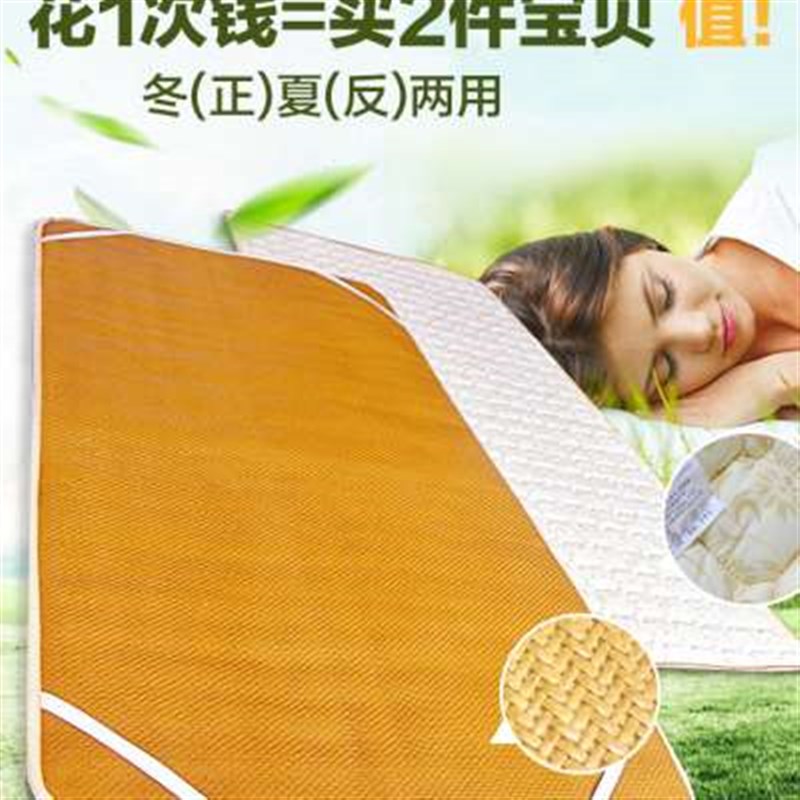冬夏两用床垫宿舍学生单人可折叠凉席床垫子租房床垫软垫家用