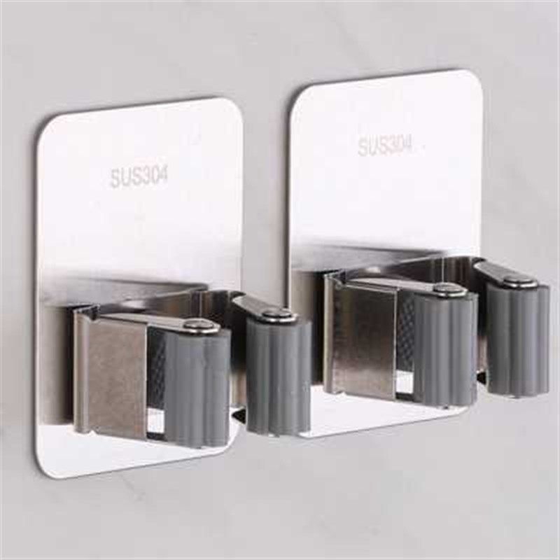 拖把夹子免打孔卫生间拖把挂架扫把架挂钩卡扣卫生间壁挂式拖布架,家装主材,挂钩/挂衣钩,淘宝优惠券,粉丝福利购,淘宝优惠卷