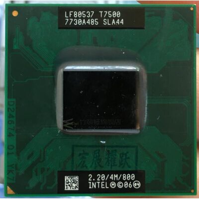 速发Core 2 Duo T7500 CP  Laptop processor PGA 478 cpu 100% w