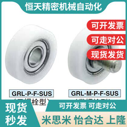 GRL13/14/25/30/35/130/240/300/350M6P-F-SUS滚轮 树脂制导向用