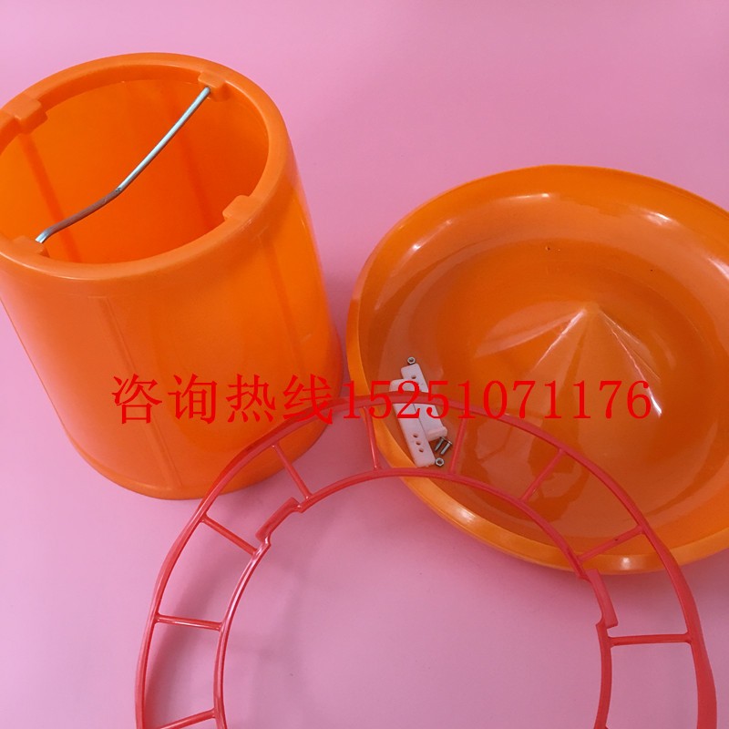 速发沪式支架式加厚食槽鸡料筒小鸡喂食器喂水器鸡鸭鹅鸽子自动下