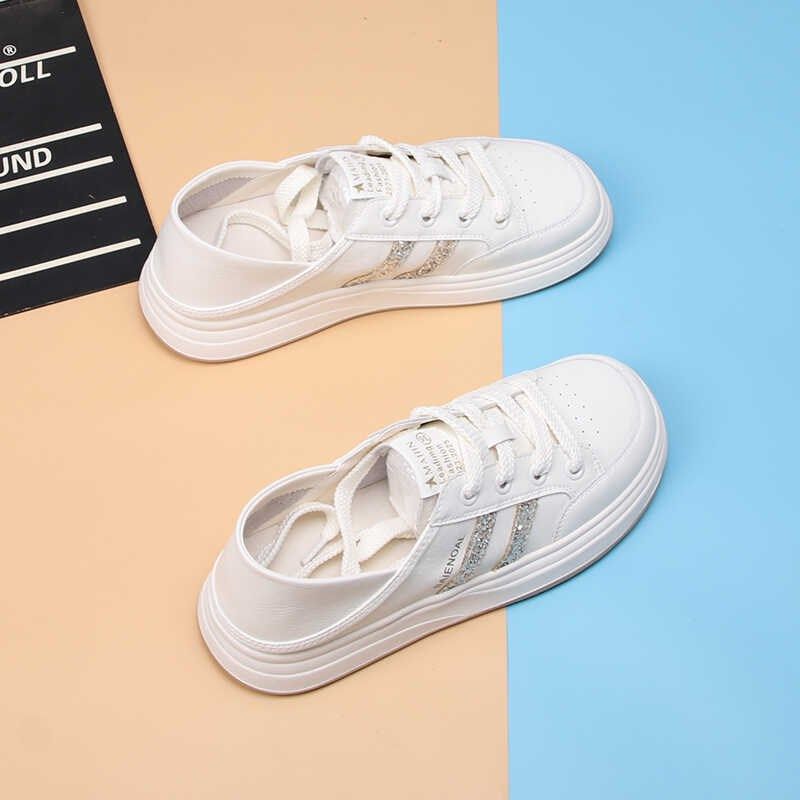 大码女鞋41一43时尚宽胖脚肥小白鞋女E2024新款爆款超软休闲板鞋4,女鞋,休闲板鞋,淘宝优惠券,粉丝福利购,淘宝优惠卷