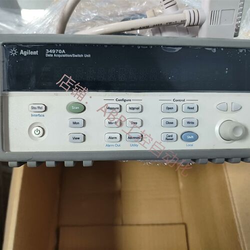 安捷伦数据采集器34970A带两个34901A数据采集卡 2台