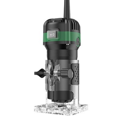 修边机电动倒装多功能锣机木铣木工工具雕刻铝塑板开槽机