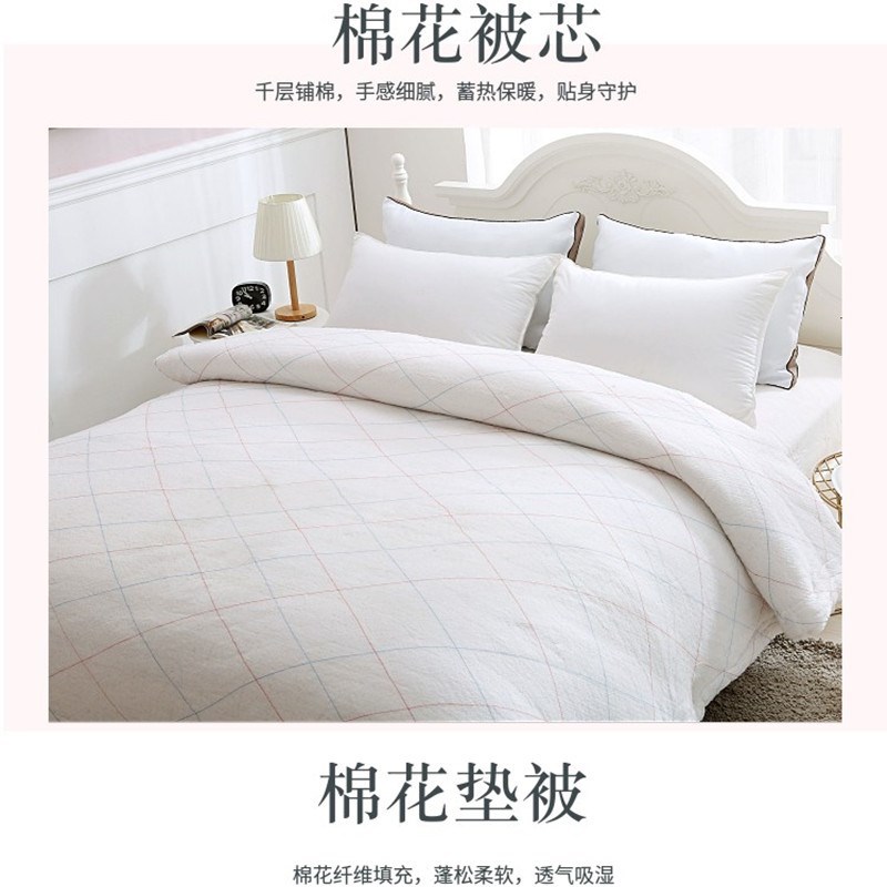 8-12斤褥子被胎棉被单s人床被褥被芯冬被冬天1.8米X2米垫被棉花