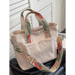 清仓带娃出门婴儿妈妈便携包妈妈包母婴外出包时尚布包帆布妈咪包