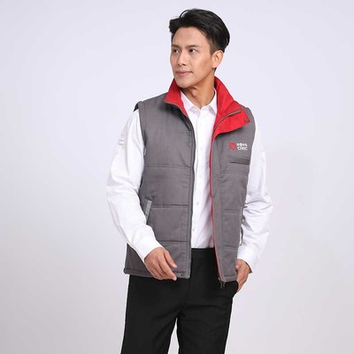 正版新款中车集团工作服棉马甲售后工装马夹中国中车集团棉袄冬装