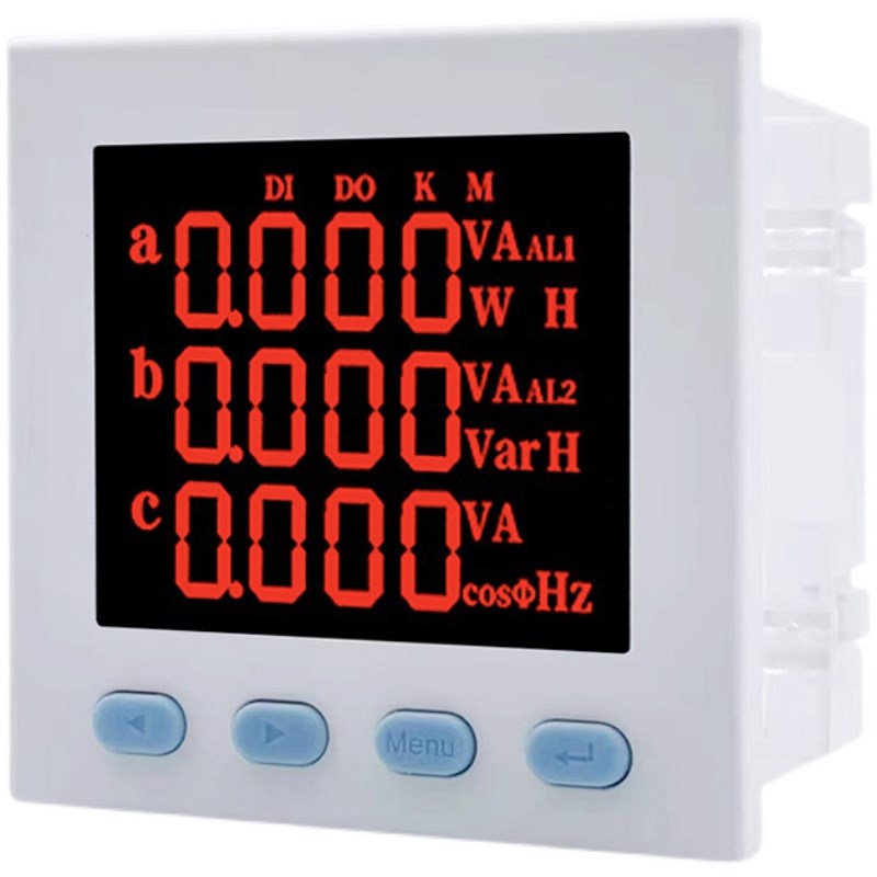 功率因数液晶三相电流表电力交9数显仪表N19电压Y表4多功能Y流ES