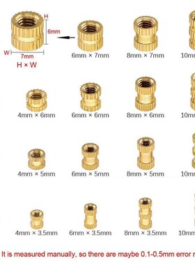 M2 M3 M4 M5  Thread Knurled s Threaded Insert Embedt Nut for
