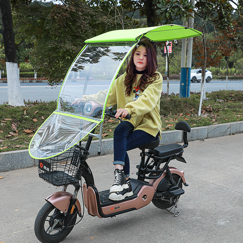 新款电动车开窗雨棚小型可折叠拆卸伸缩蓬快速收遮阳棚挡风板安全