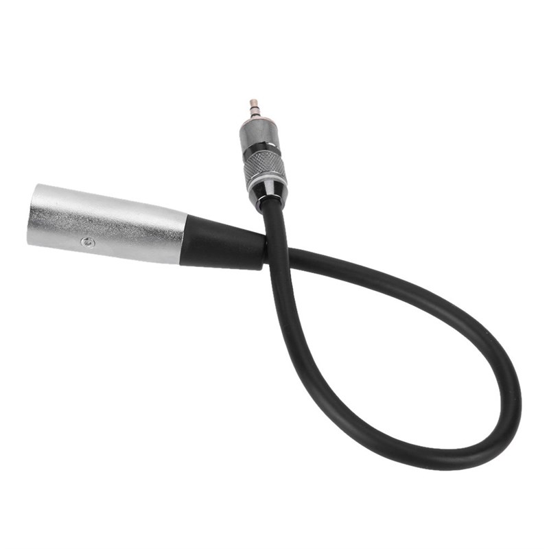 1.18 ft 3pin XLR Male to 3.5mm 1/8'' TRS Male Cable Audio Ad