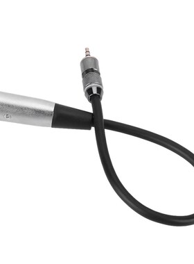 1.18 ft 3pin XLR Male to 3.5mm 1/8'' TRS Male Cable Audio Ad