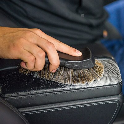 (Single Sale)  Rectangular Horsehair Interior Brush Detailin