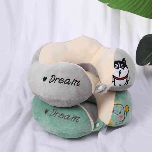 卡通型枕旅行颈椎脖枕护颈办公室午睡枕头脖子靠枕车用睡枕头枕