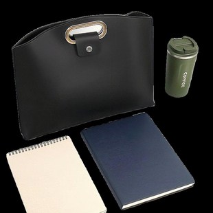 手提文件袋办公包商务公文包女士2024新款高级感通勤笔记本电脑包