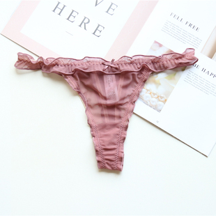 Lace Set Underwear Panties Falbala Lot 3Pcs Women Plus