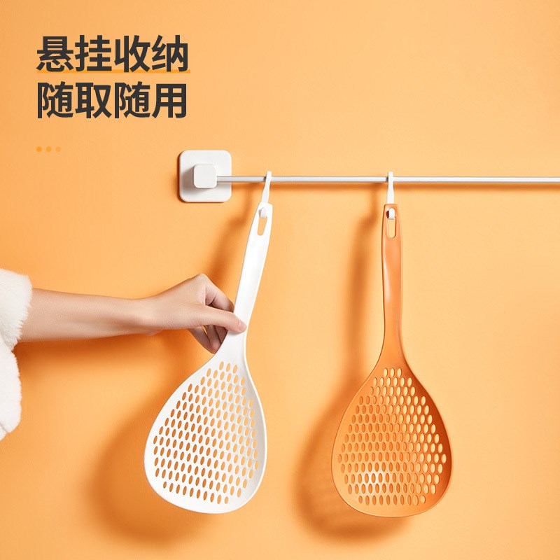 现货BB4C厨房防烫耐高温捞面条大漏勺 家用饺子滤水过滤网筛