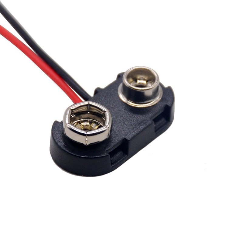 T type 9V Battery Snap Connector clip Lead Wires holder Line