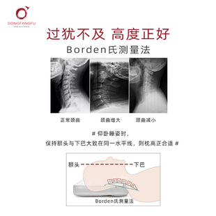 东方赋双面颈椎枕低枕头全棉95白G鹅绒护颈椎慢回弹枕芯单人羽