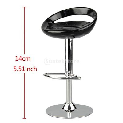 速发1/6 Scale Round Swivel Chair Pub Bar Chairs Stool Barsto