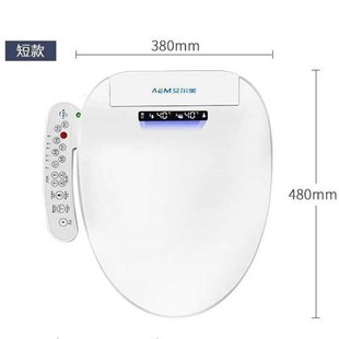 座圈加热冲洗加热暖风烘干 智能马桶盖通用全自动家用老年人遥控款