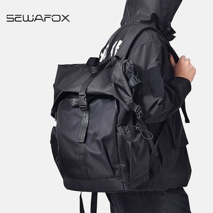 男士旅行背包户外骑行运动男款大容量韩系男生通勤电脑男包双肩包