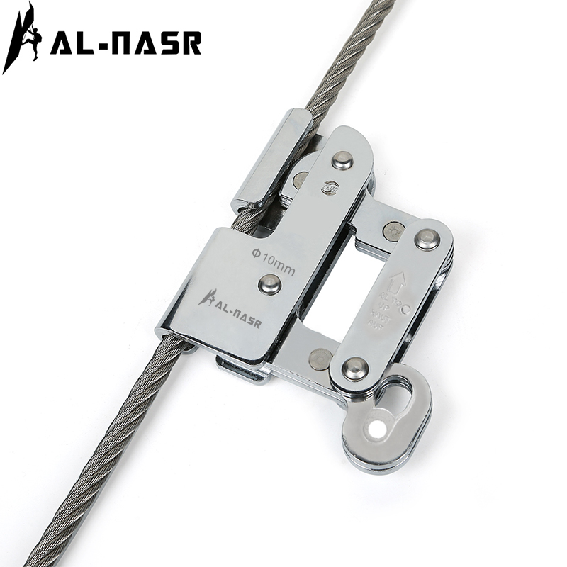 安全绳自锁器防坠落钢丝绳锁w绳器户外高空作业防坠器止坠器抓绳