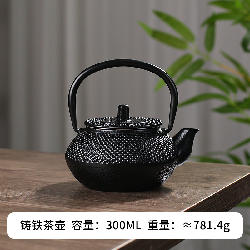 家用围炉煮茶铸铁茶壶焖茶壶茶具D泡茶室内泡茶炉铁壶电热烧茶壶 餐饮具 煮茶炉 原图主图