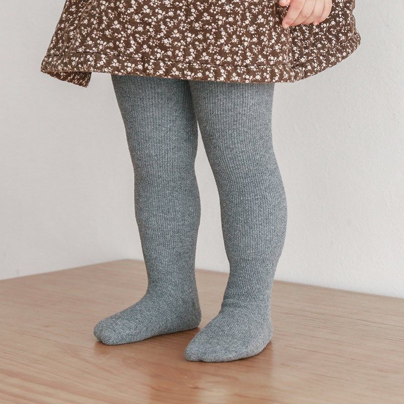 儿童打底裤加绒加厚保暖纯色一体绒连脚裤女孩宝宝婴儿连裤袜冬季