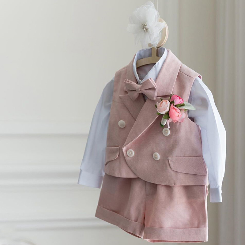 男童礼服燕尾马甲套装儿童西装春秋帅G气花童宝宝生日周岁小西服