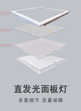 300x120h0LED正发光平板灯面板灯集成吊顶扣板灯石膏板天花灯