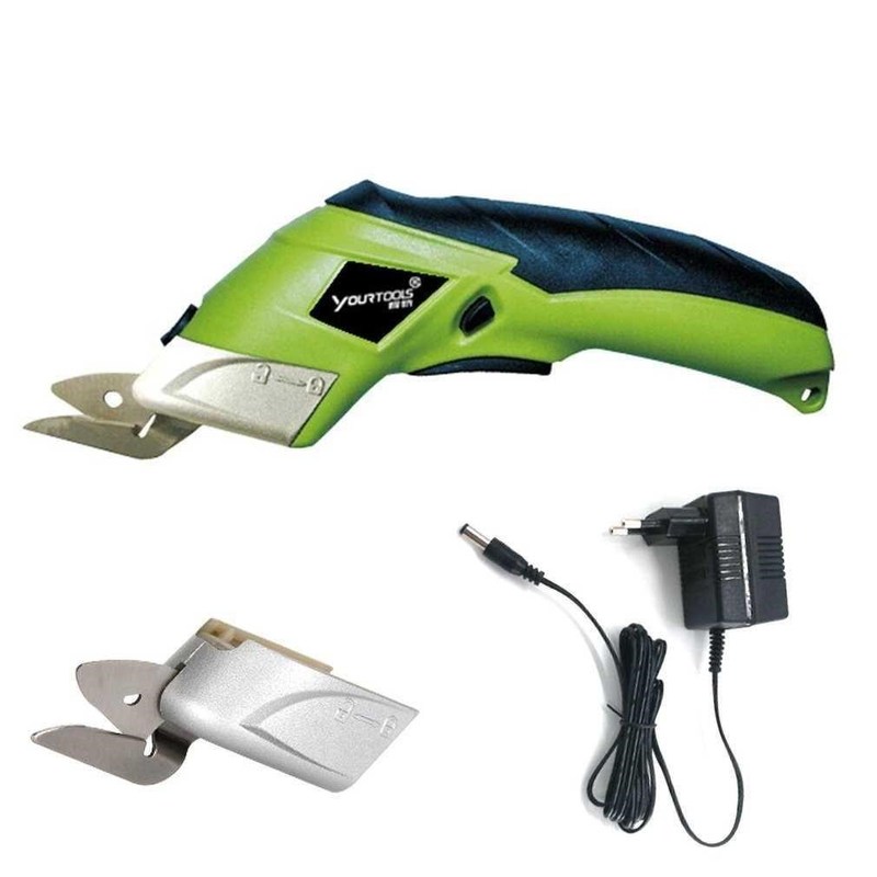 Electric Fabric Scissors Box Cutter Cordless Shears Cutt