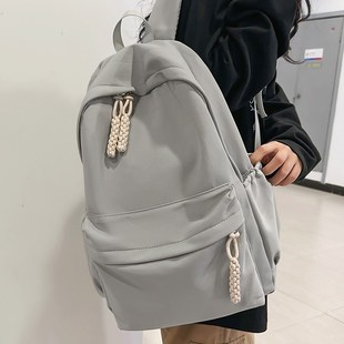 书包女生新款背包大容量初高中生简约设计感小众大学生男士双肩包