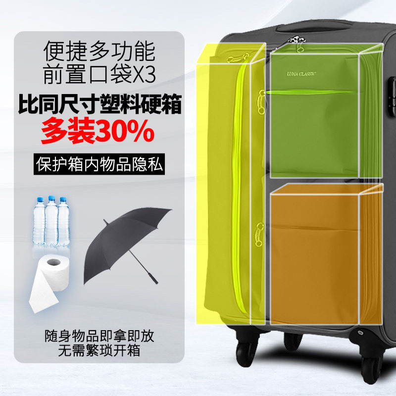 牛津布拉杆箱万向轮女28帆布32皮箱子30旅行登机箱20寸行李箱男24,箱包皮具/热销女包/男包,旅行箱,淘宝优惠券,粉丝福利购,淘宝优惠卷