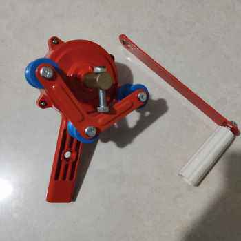 厂促厂销大棚卷膜器温室0r180米侧卷放风手动摇膜机园艺养殖场大