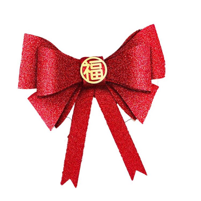 乔迁之喜入宅入伙装饰楼梯扶手栏杆扶梯拉M花挂饰布置搬家仪式用