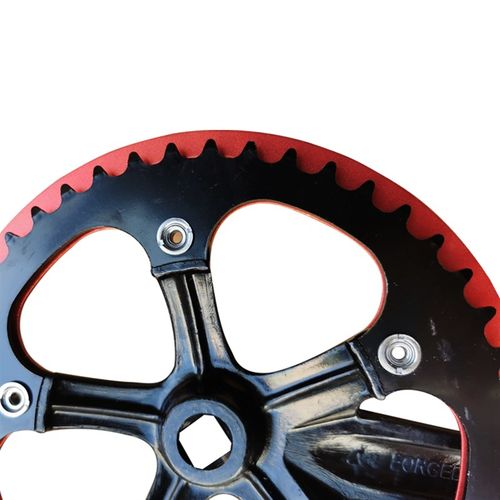 代驾车折叠电动自行车46T齿盘单速牙盘电瓶车412车轮盘链条链盘