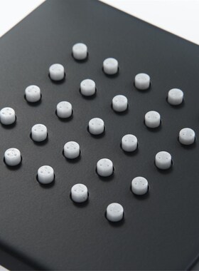 贴墙4寸大侧喷10l0x100黑色拉丝金淋浴墙喷腰喷按摩洗浴头花洒配